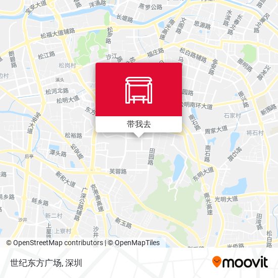 世纪东方广场地图
