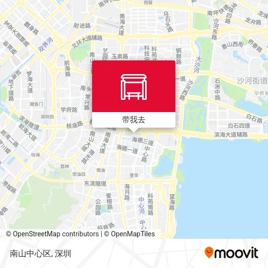 南山中心区地图