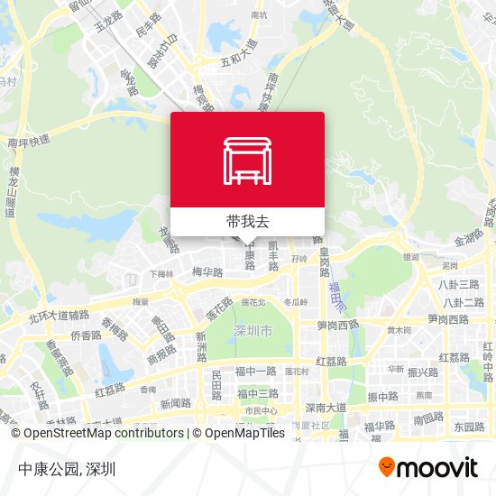 中康公园地图