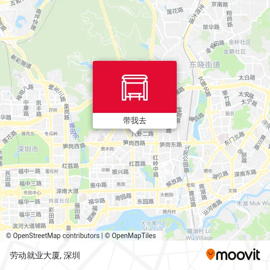 劳动就业大厦地图