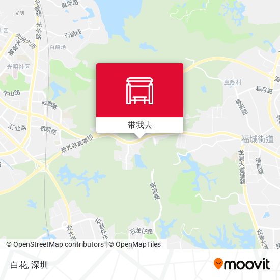 白花地图