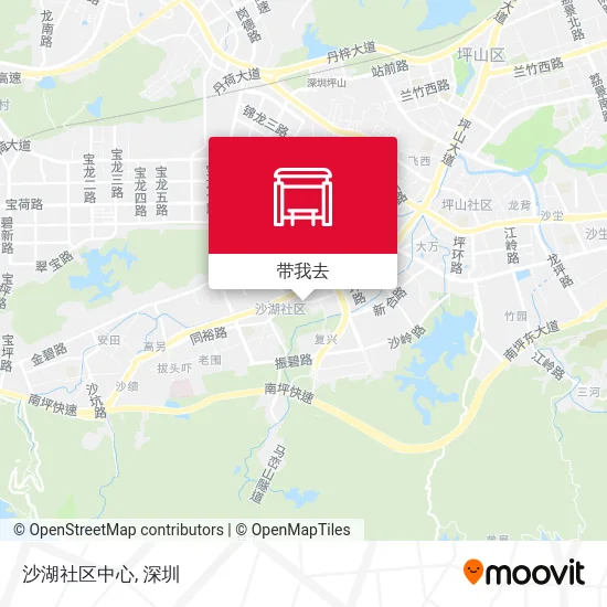 沙湖社区中心地图