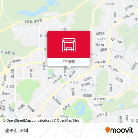盛平街地图