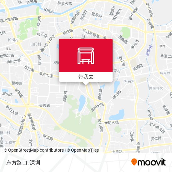 东方路口地图