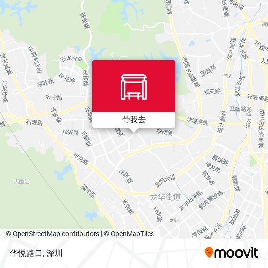 华悦路口地图