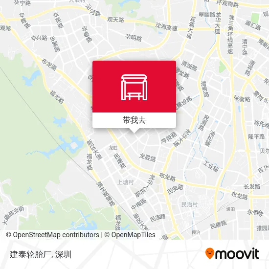 建泰轮胎厂地图