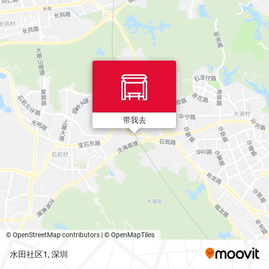 水田社区1地图