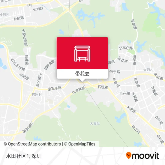 水田社区1地图