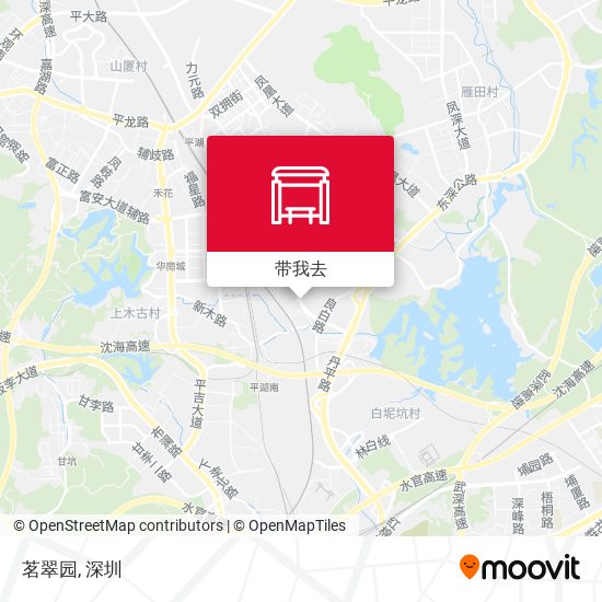 茗翠园地图