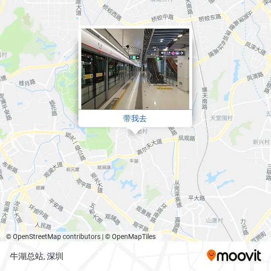 牛湖总站地图
