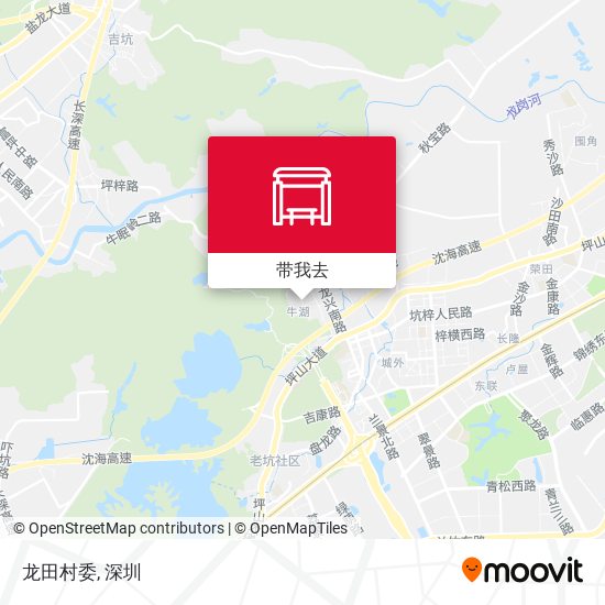 龙田村委地图