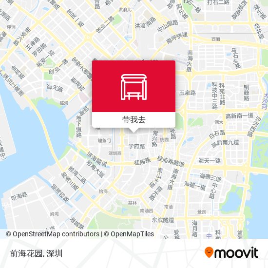 前海花园地图