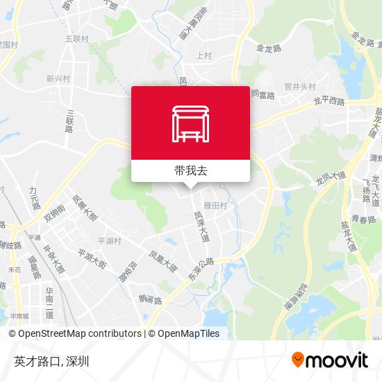 英才路口地图