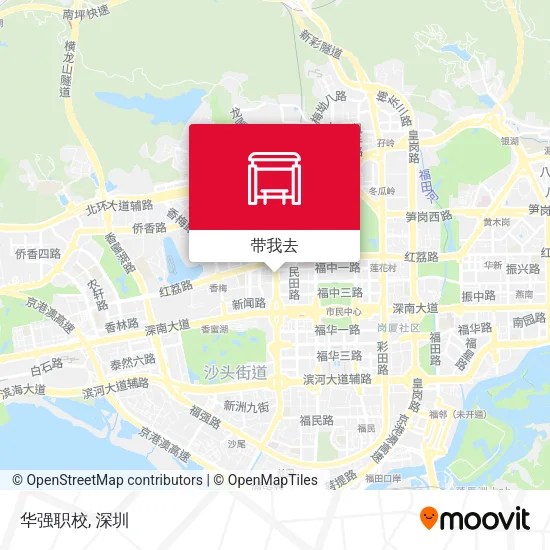 华强职校地图