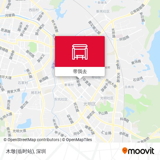 木墩(临时站)地图