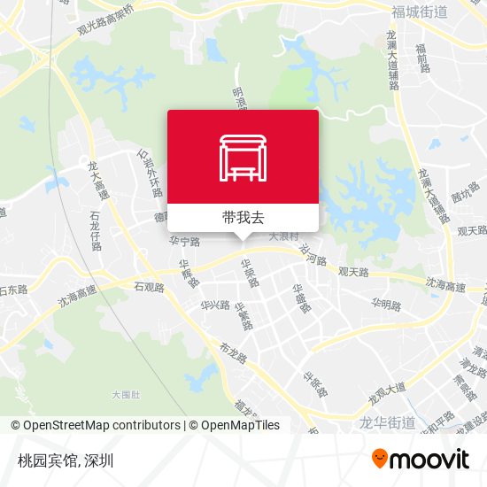 桃园宾馆地图