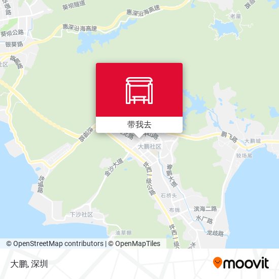 大鹏地图