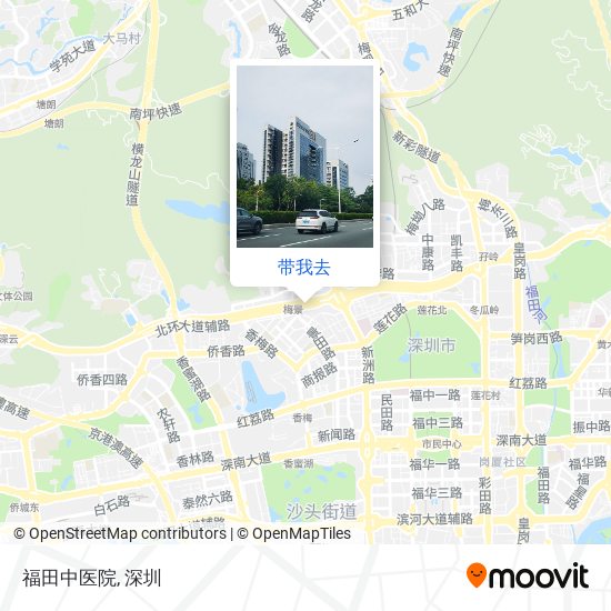 福田中医院地图