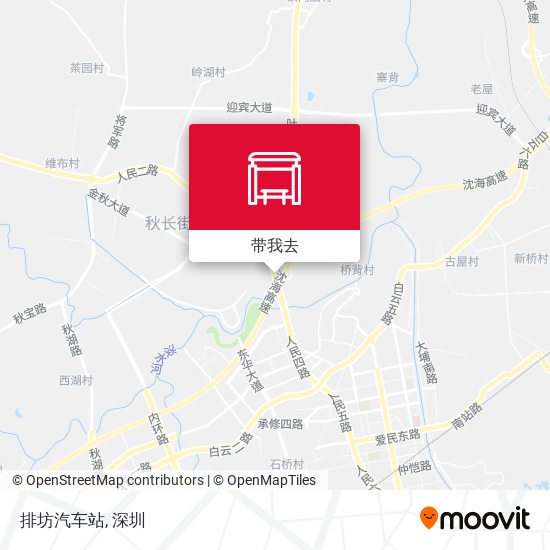 排坊汽车站地图