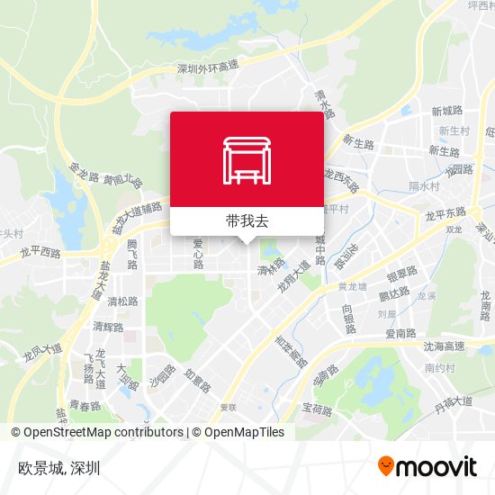 欧景城地图