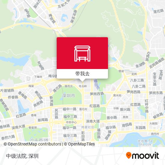 中级法院地图