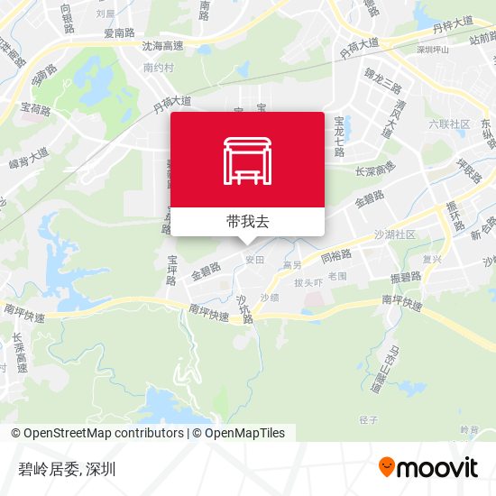 碧岭居委地图