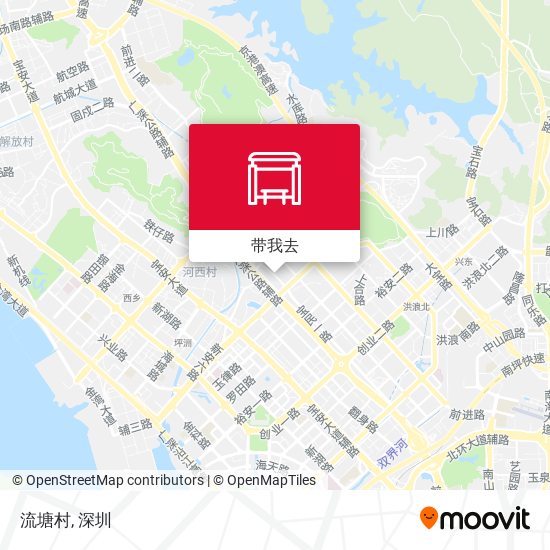 流塘村地图