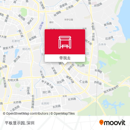 平板显示园地图