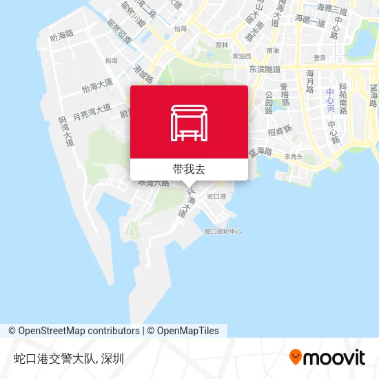蛇口港交警大队地图