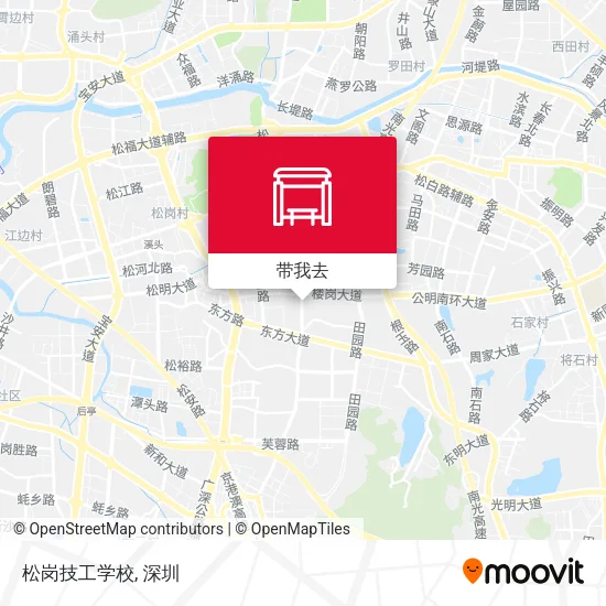 松岗技工学校地图
