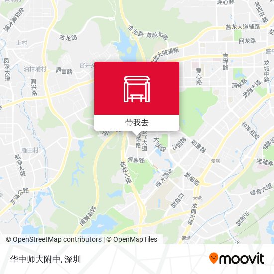 华中师大附中地图