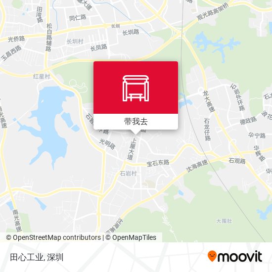 田心工业地图
