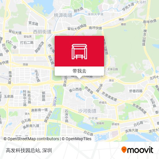 高发科技园总站地图