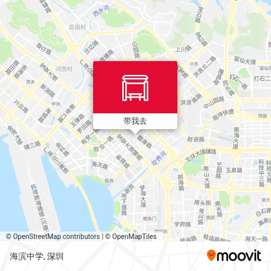 海滨中学地图