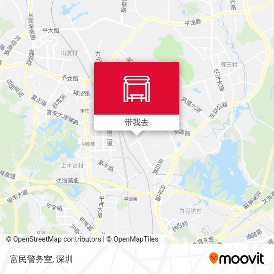 富民警务室地图
