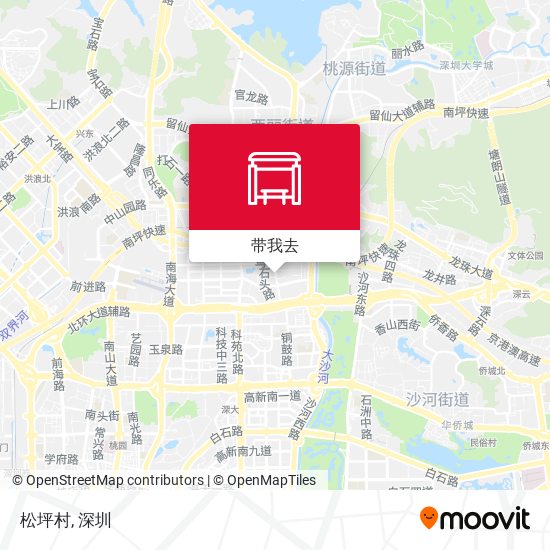 松坪村地图