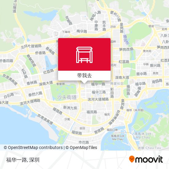 福华一路地图