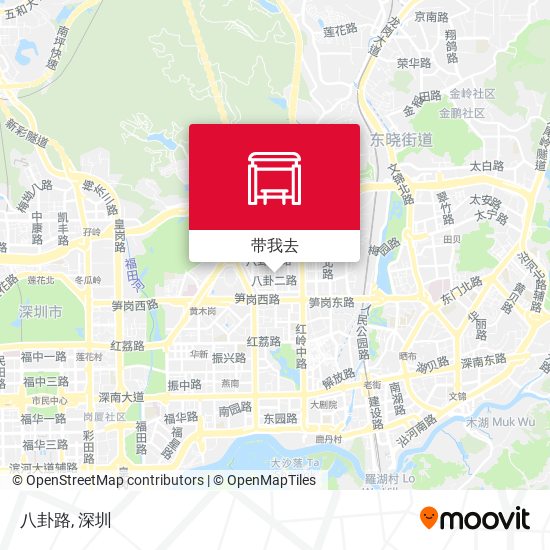 八卦路地图