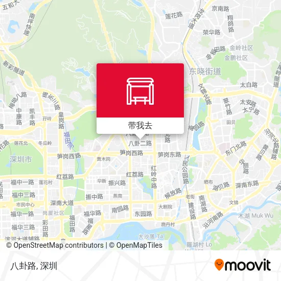 八卦路地图