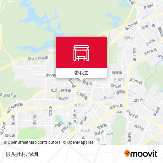 陂头肚村地图