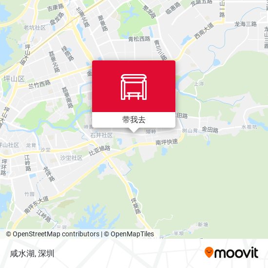 咸水湖地图