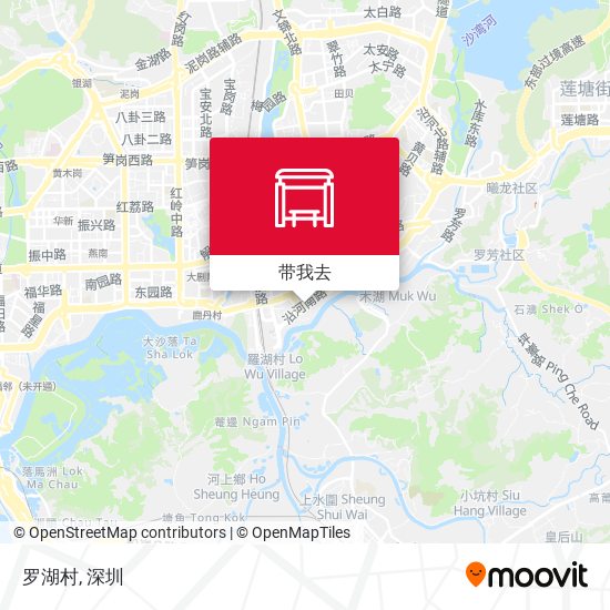 罗湖村地图