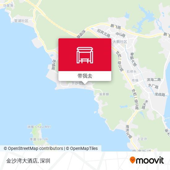金沙湾大酒店地图