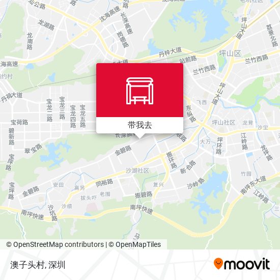澳子头村地图