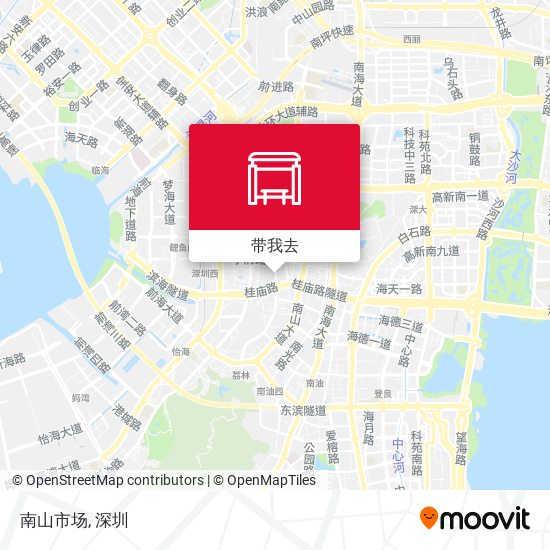 南山市场地图