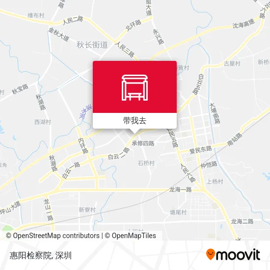 惠阳检察院地图