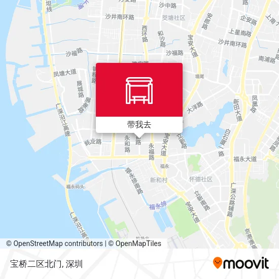 宝桥二区北门地图