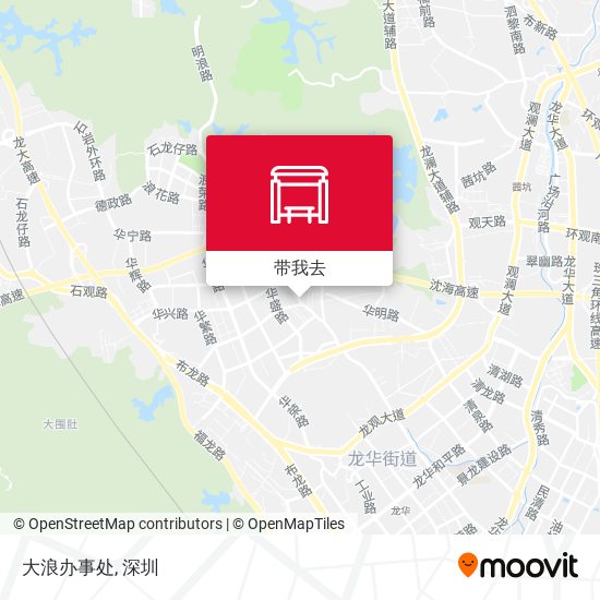 大浪办事处地图
