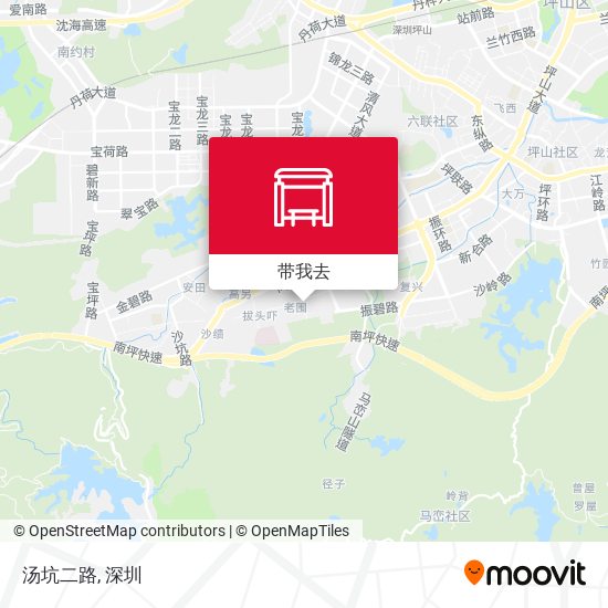 汤坑二路地图