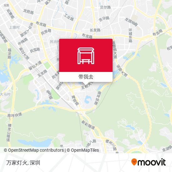 万家灯火地图